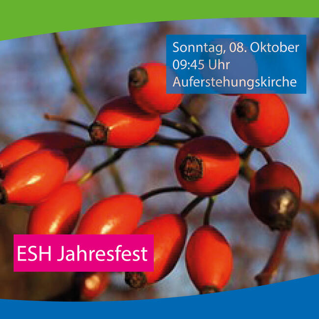 Einladung zum 49. Jahresfest des Elias-Schrenk-Hauses